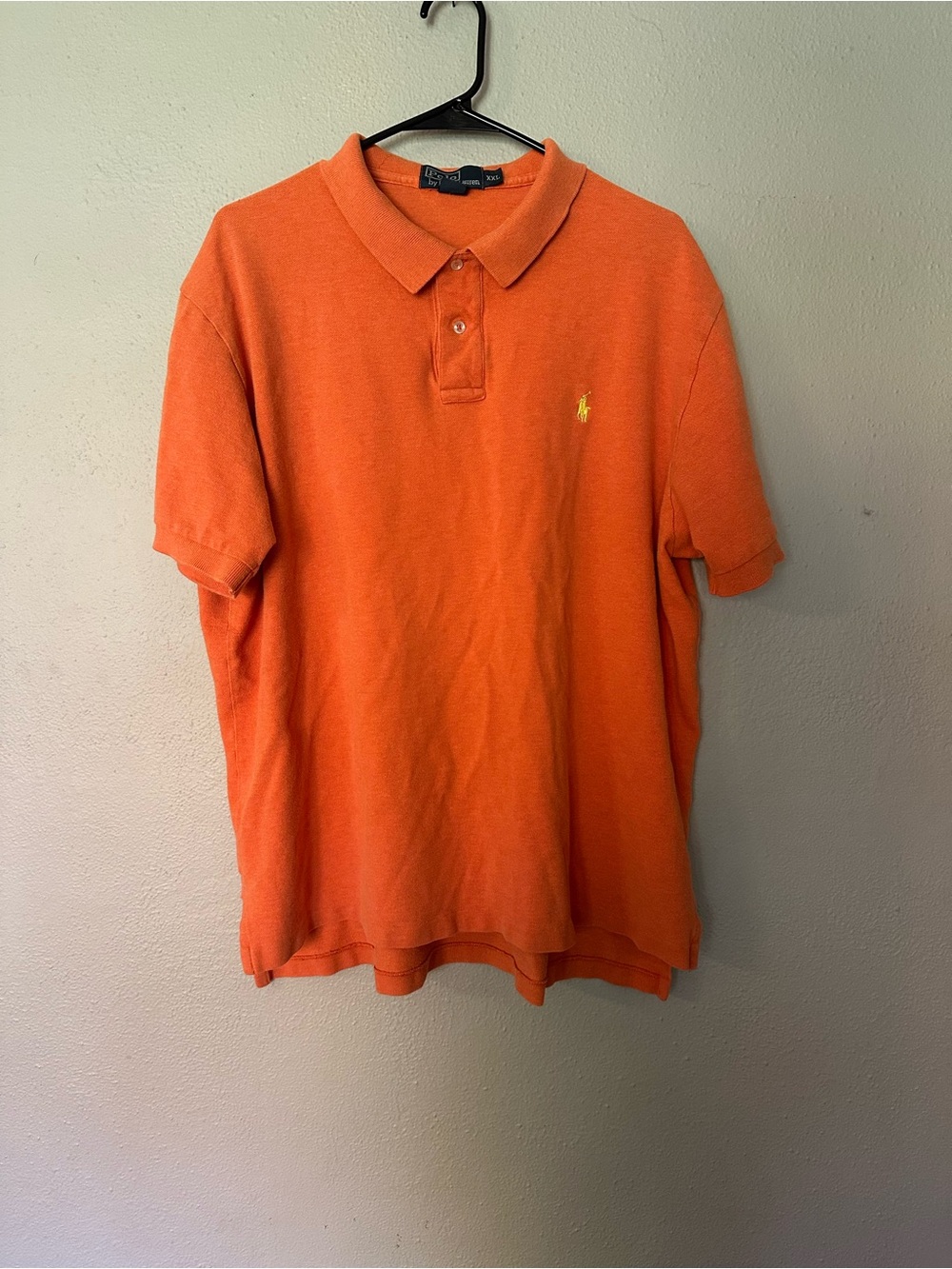 Polo by Ralph Lauren Men's Cotton Polo Shirt Orange Size XXL